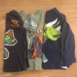 Bundle of 3 Old Navy long sleeve graphic tees 4T